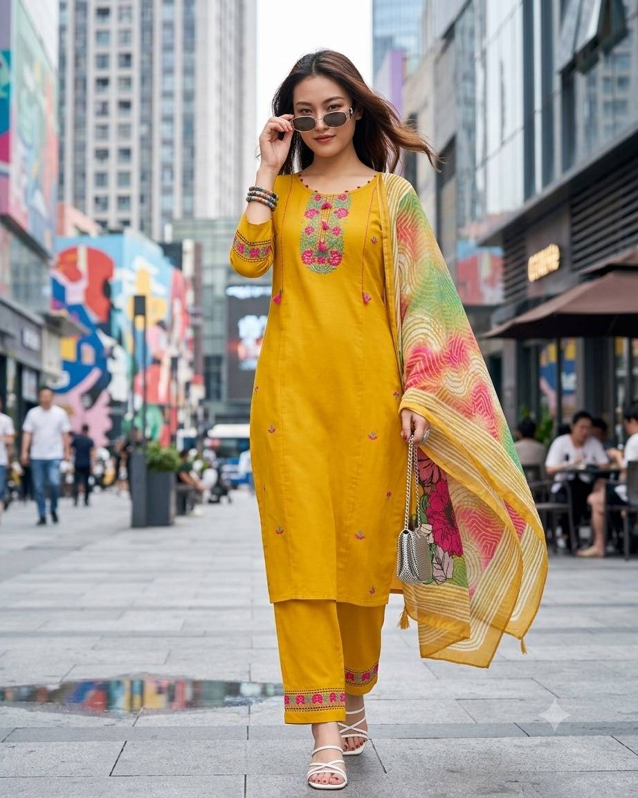 Sonam By Fashid Wholesale Designer Ethnic Wear Collection viscose Cotton flex Kurtis At Wholesale Price